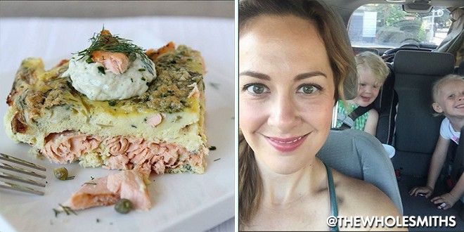 F Salmon Frittata