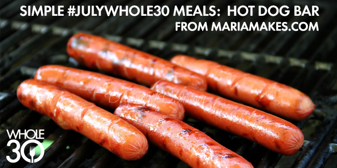 Hot Dog Bar from MariaMakes.com
