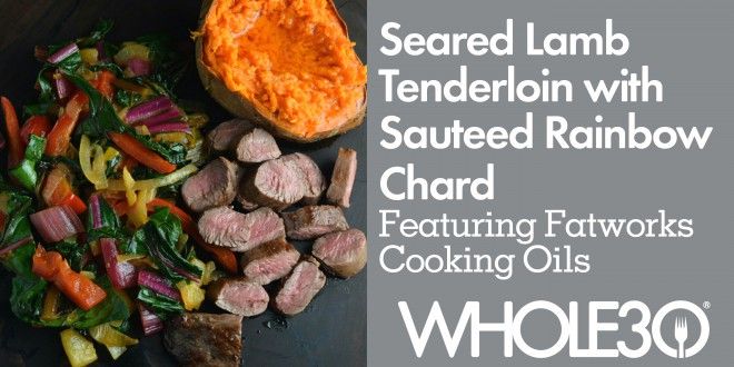 Seared Lamb with Chard