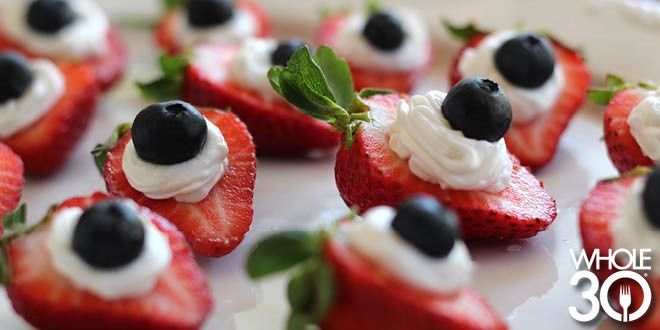 Red, White, Blue Fruit Bite