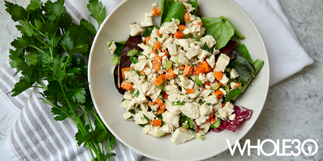 Perfect Whole30 Chicken Salad in your Instant Pot