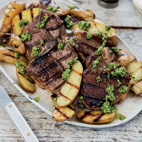 Lamb Chops and Fingerlings Whole30 Easter