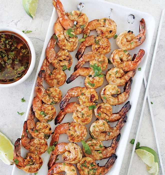 Pan Seared Shrimp with Chipotle Lime Glaze - Recipe Girl