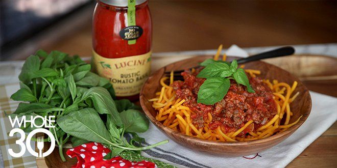 Three Weeknight Dinners Featuring Whole30 Approved Tomato Sauce from Lucini Italia