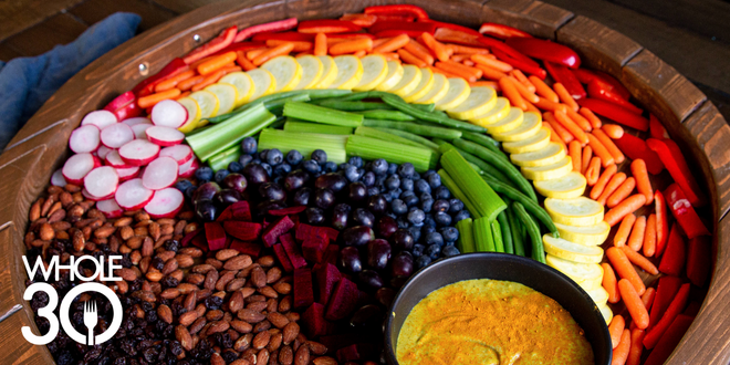 Rainbow Veggies and a Pot of Gold Recipe