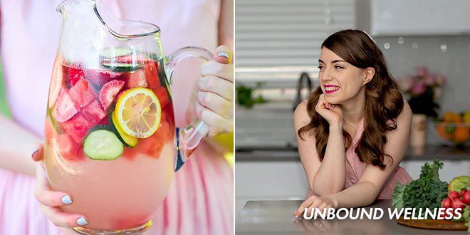Whole30 Memorial Day Recipe for Fruit Infused Water from Unbound Wellness