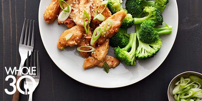 Whole30 Instant Pot Sesame Chicken HERO