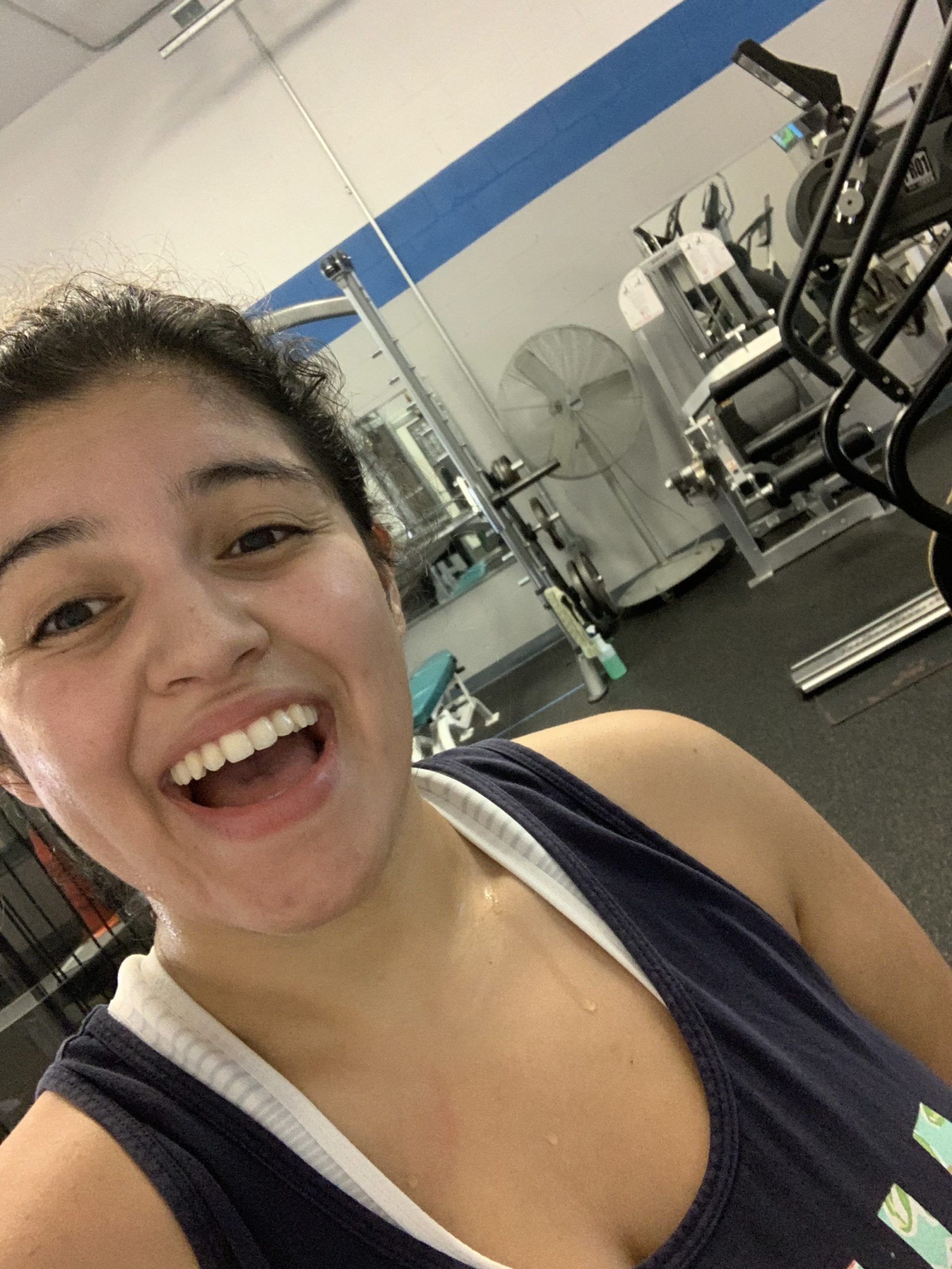 Paulina Chavez in a gym