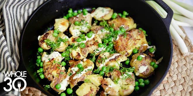 Whole30 Smashed Potatoes with Lemon and Aioli - The Whole30® Program