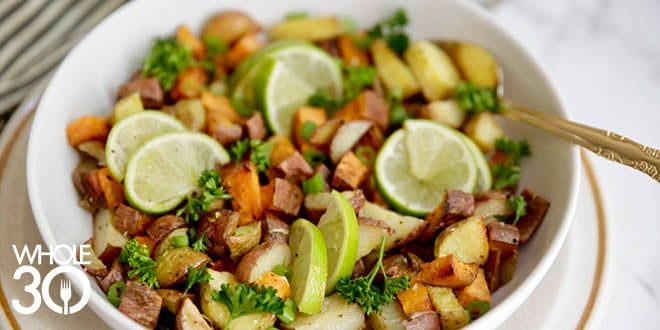 Whole30 Roasted Rainbow Potatoes: Try It Tonight