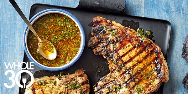 Whole30 Chimichurri Sauce from The Primal Gourmet Cookbook