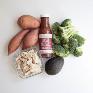 stuffed bbq chicken sweet potato