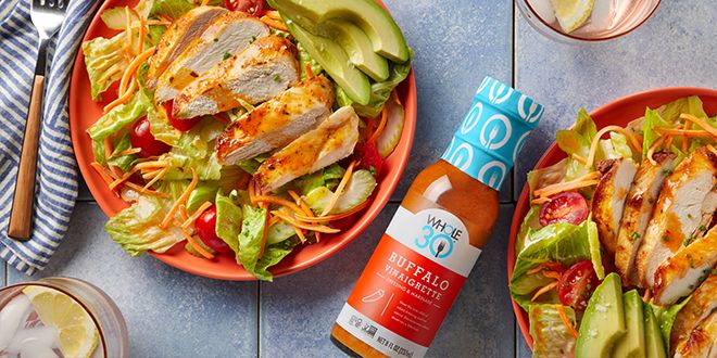 Air Fryer Buffalo Chicken Salad for Spicy Lovers - The Whole30® Program