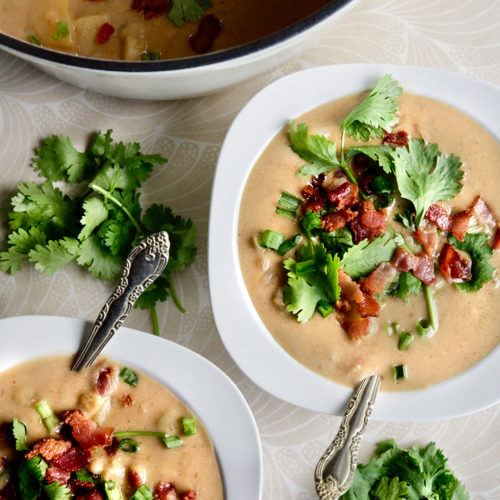 Dairy Free Whole30 Loaded Baked Potato Soup