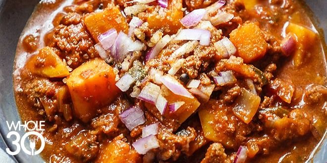 Smoky Sweet Potato Chili from The Whole30 Slow Cooker