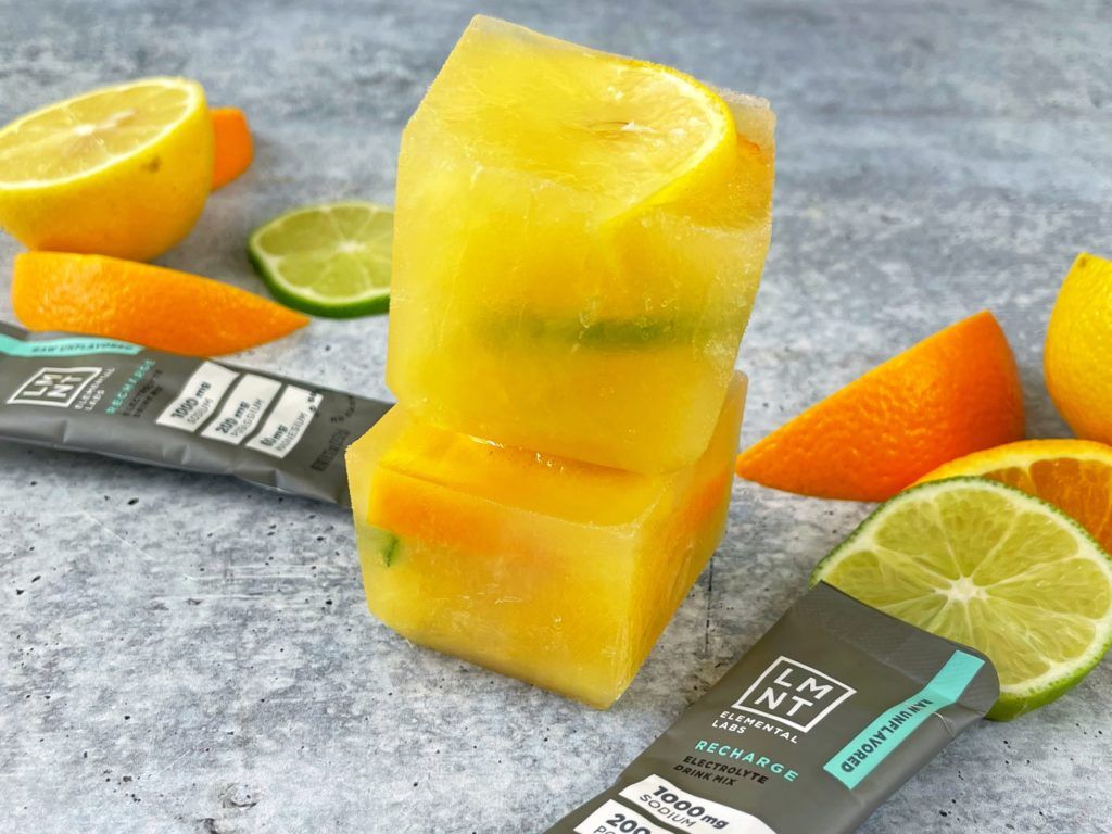 Whole30 LMNT Pineapple Citrus Ice Cubes