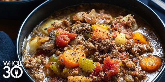Whole30 Hamburger Soup