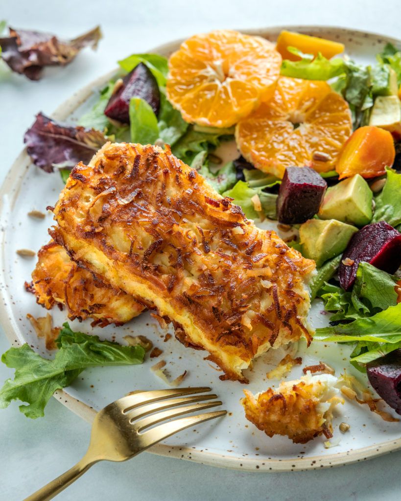 Whole30 Coconut Crusted Fish