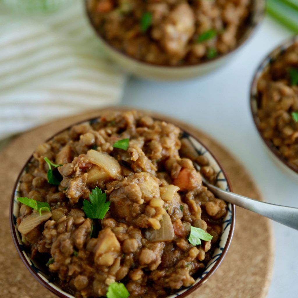 Lentil Stew with Red Potatoes