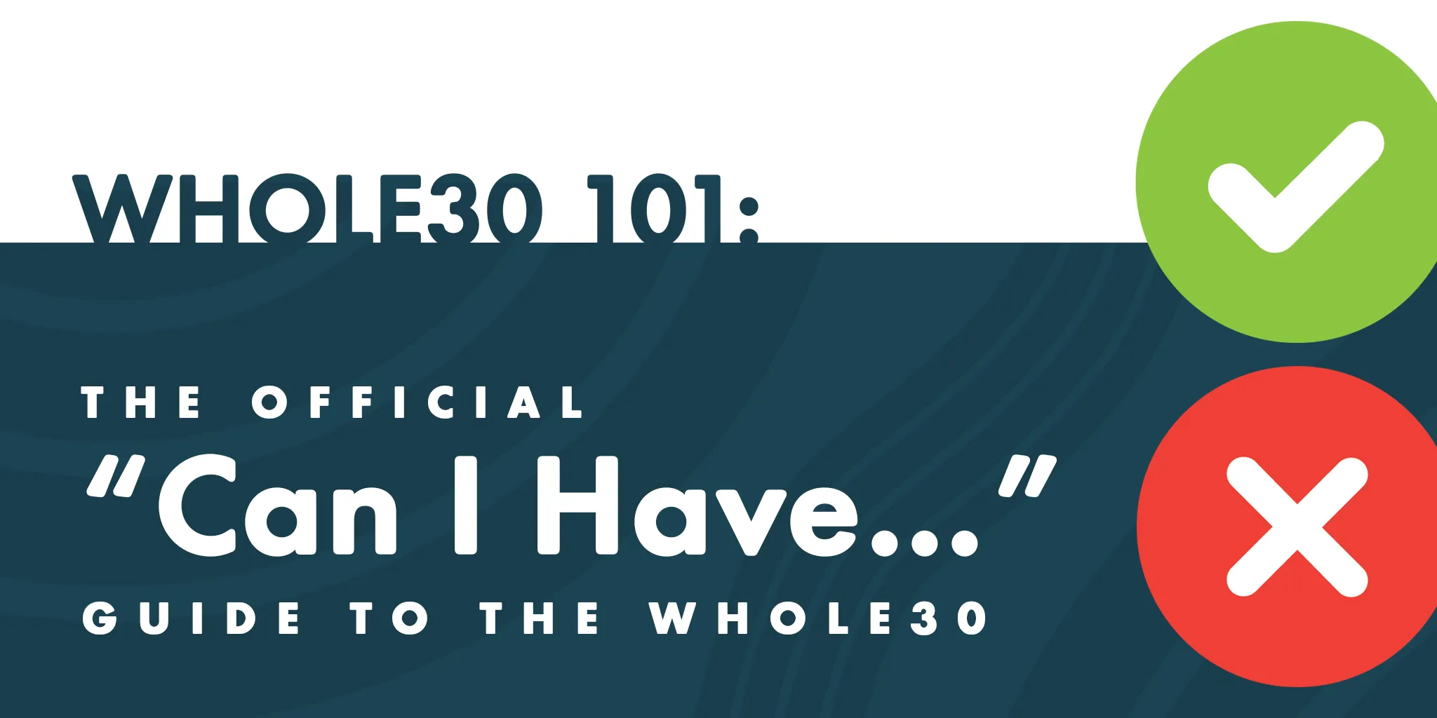 Whole30 101: The Official “Can I Have…” Guide to the Whole30