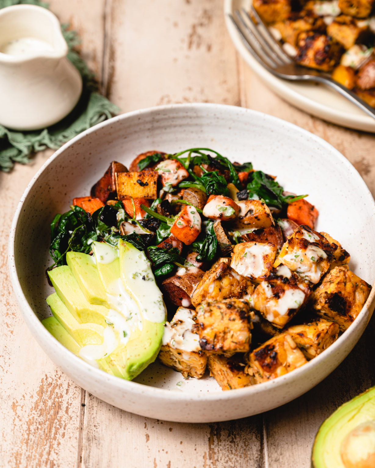 PlantBased Whole30 Anytime Hash with Italian Tempeh