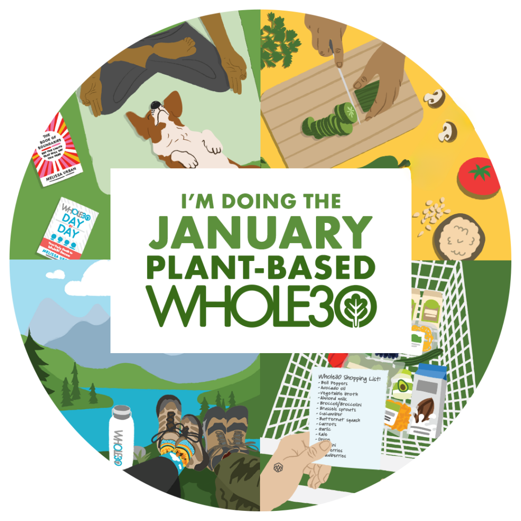 I'm doing the 2024 January Plant-Based Whole30 Profile Graphic