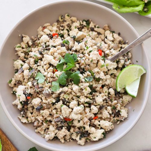 Plant-Based Whole30 Thai-Inspired Tofu "Larb"