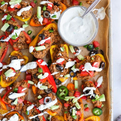 Plant-Based Whole30 Lentil-Walnut Nachos