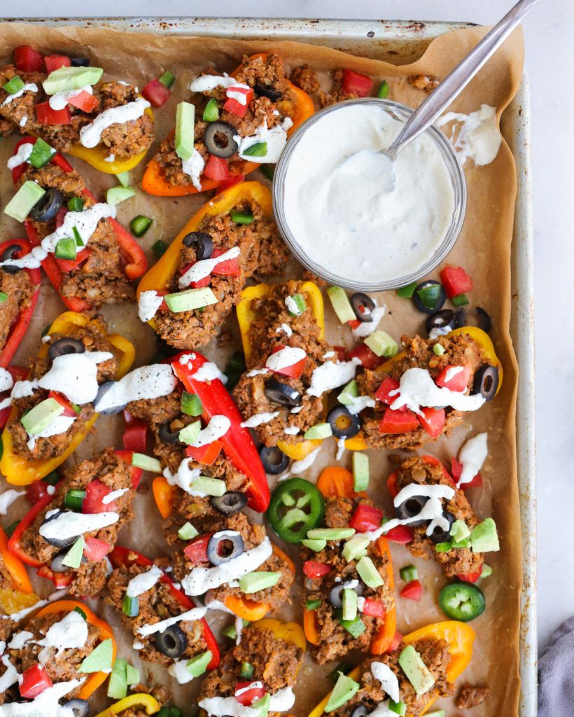 Plant-Based Whole30 Lentil-Walnut Nachos