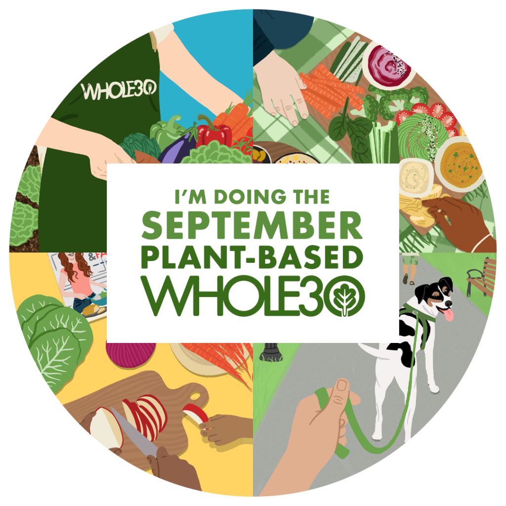 I'm Doing the Plant-Based September Whole30 Profile Graphic