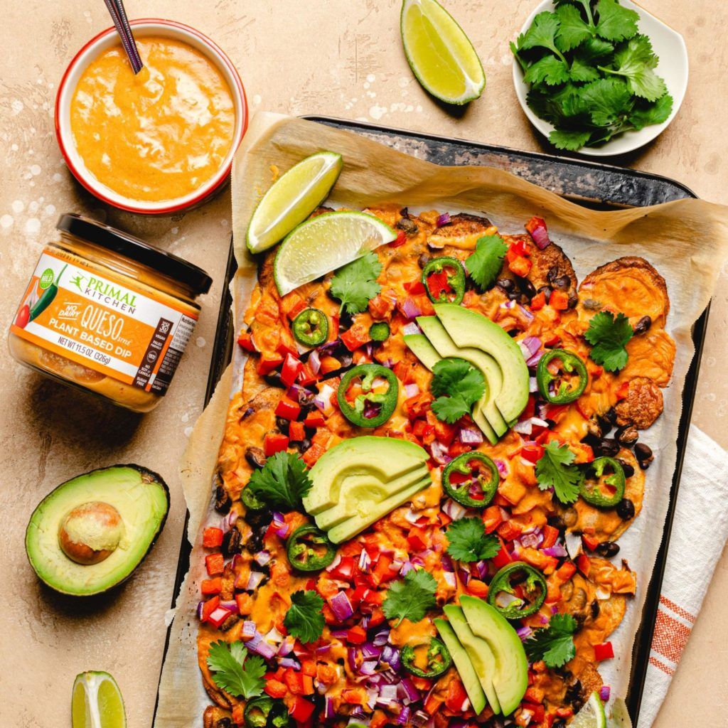 Plant-Based Whole30Cheesy Potato Nachos