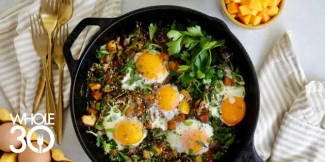 Whole30 Beef & Veggie Breakfast Skillet