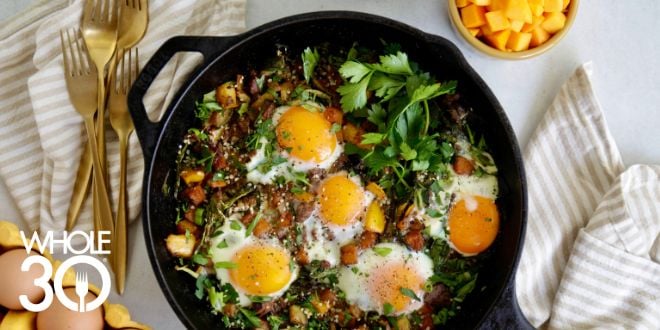 Whole30 Beef and Veggie Breakfast Skillet