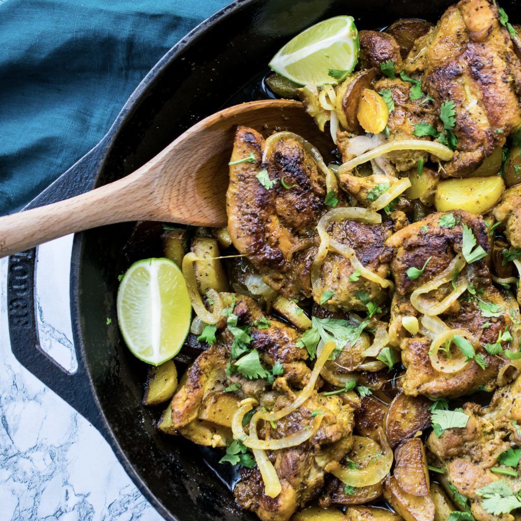 Whole30 Chicken Adobe and Potatoes from The Castaway Kitchen