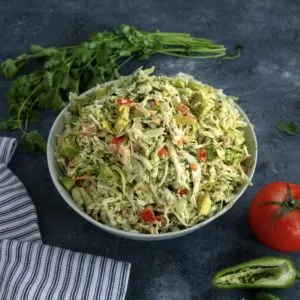 Cilantro Salsa Slaw from the Whole Food For Your Family Cookbook
