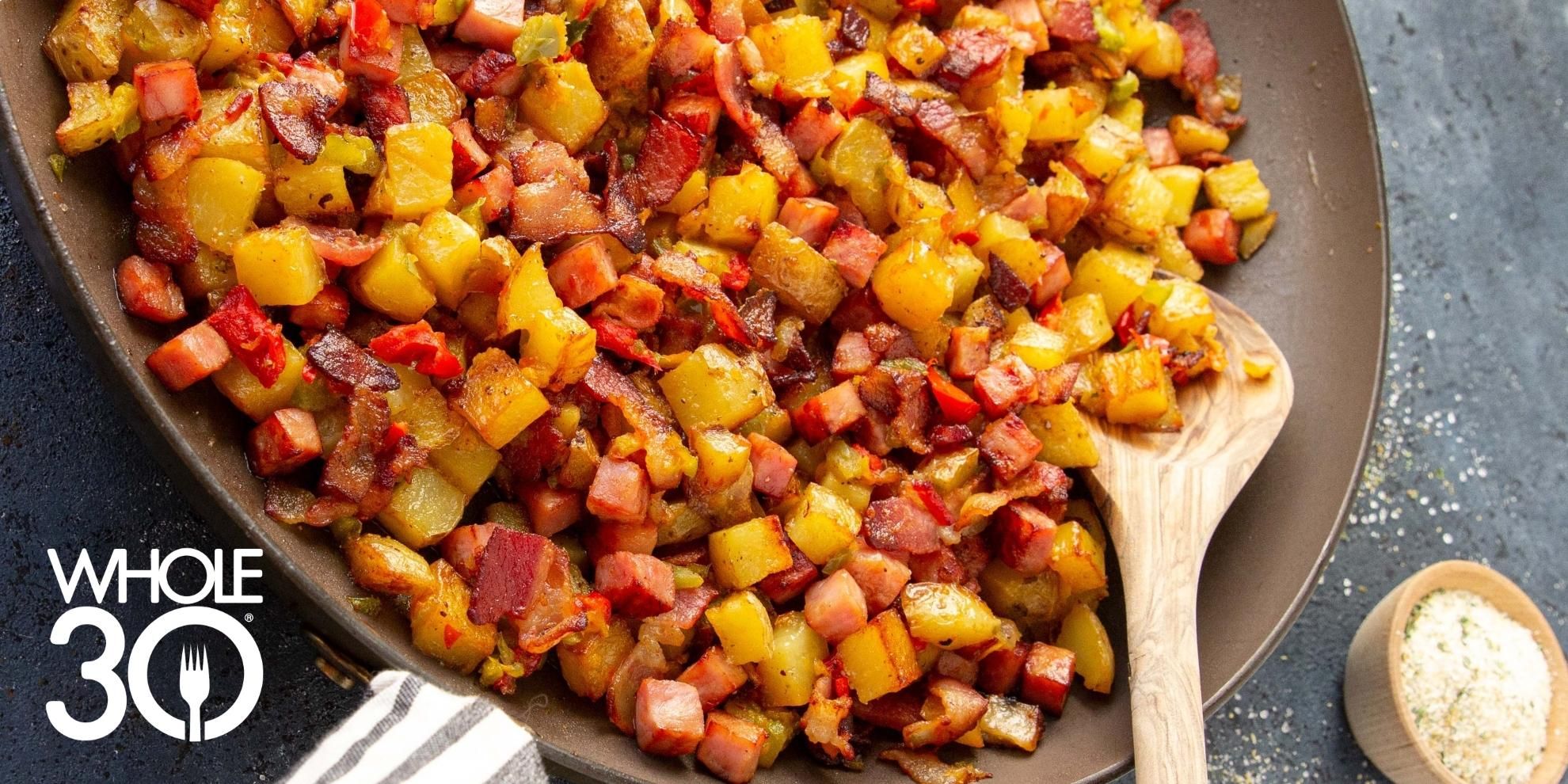 Loaded Potato Breakfast Skillet - Sauced Up! Foods