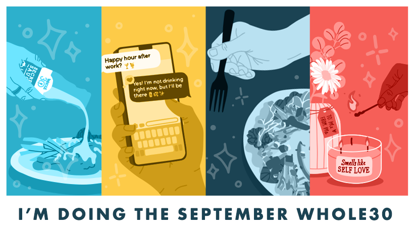 September "I'm doing the September Whole30" Whole30 Facebook Cover