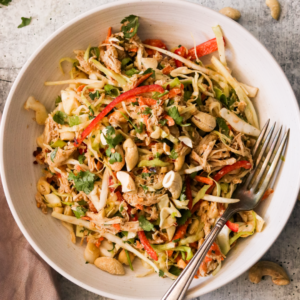 Whole30 Chicken Salad with Yai's Thai Almond Sauce