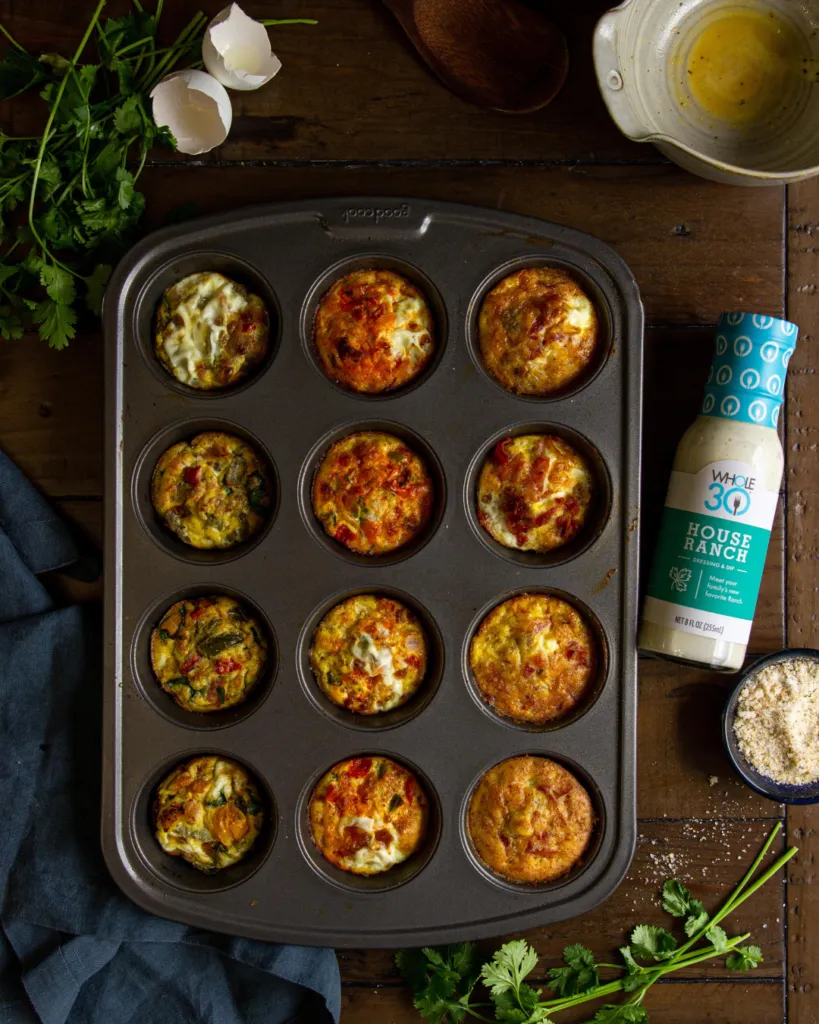 Whole30 Dairy Free House Ranch Egg Bites