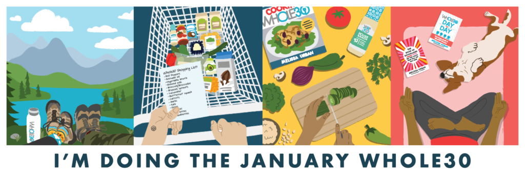I'm doing the January Whole30 Twitter Cover.