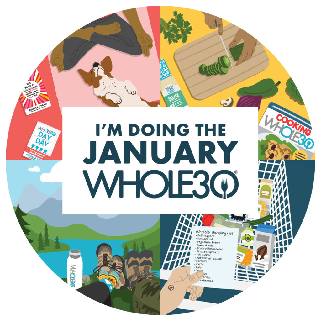I'm doing the January Whole30 Social Media Profile graphic. 
