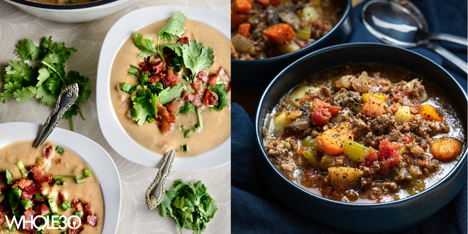 10 Whole30 Soup Recipes Blog Hero
