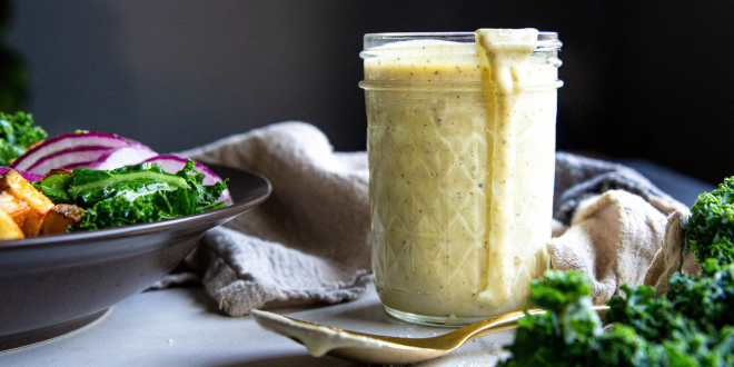 Plant-Based Whole30 Caesar Dressing Blog Round up