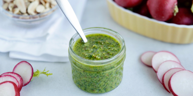 Plant-Based Whole30 Pesto Sauce Blog Round Up