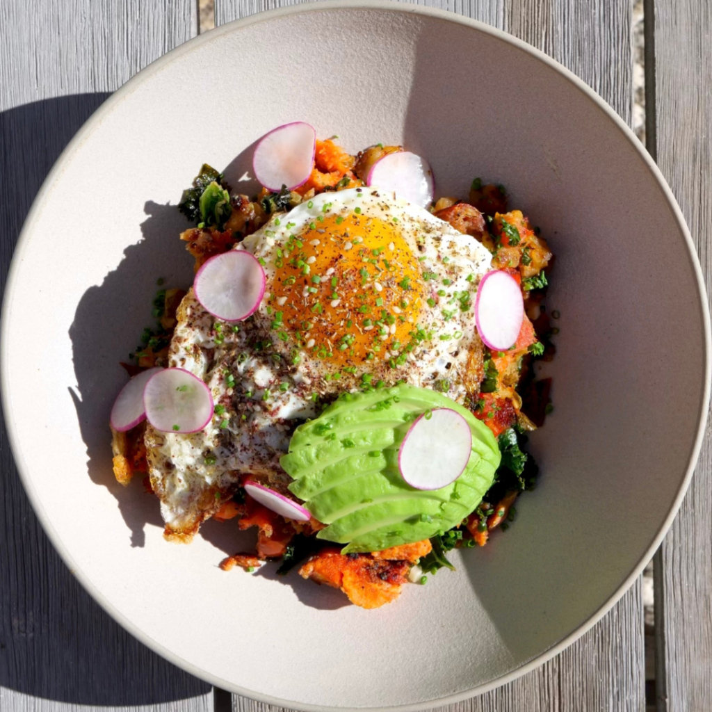 Smoked Salmon Hash with Za’atar Fried Eggs