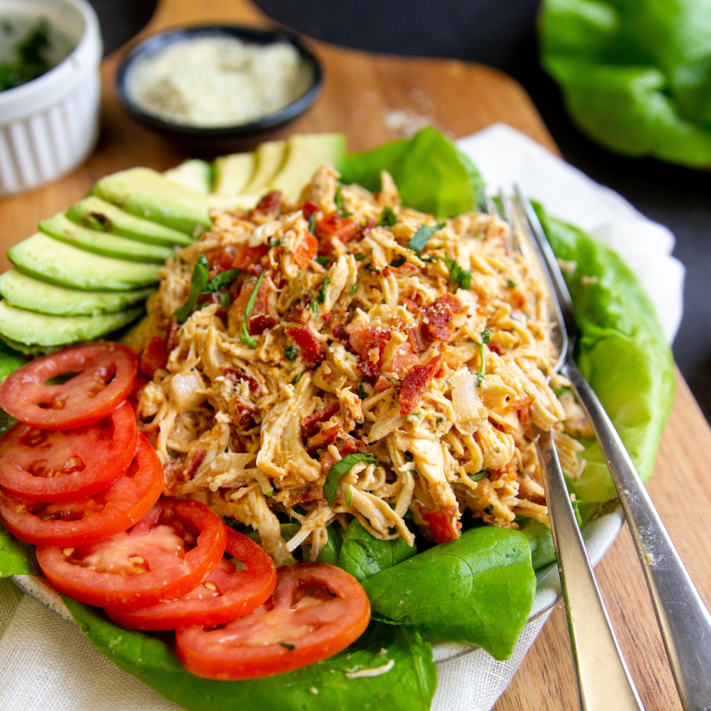 Whole30 Buffalo Ranch Bacon Chicken Salad — Try It Tonight!