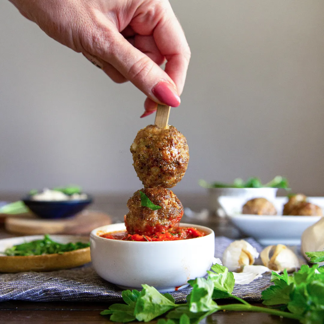 Whole30 Italian Meatball Skewers-image