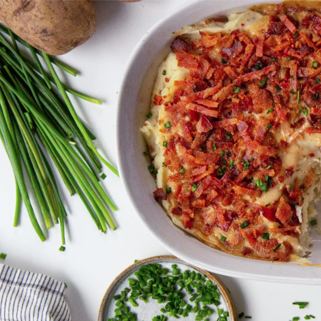 Whole30 Loaded Baked Potato Casserole