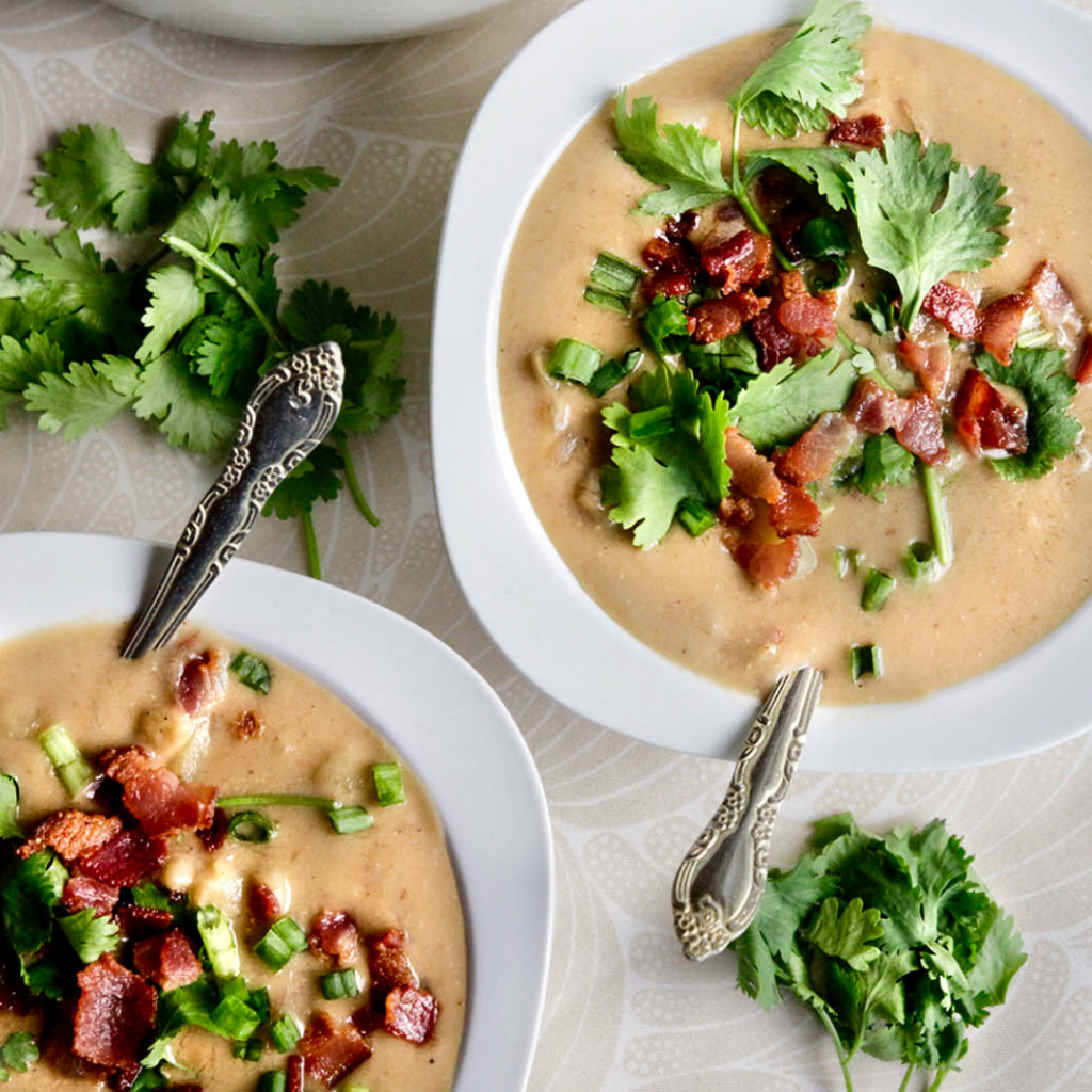 Whole30 Loaded Baked Potato Soup 