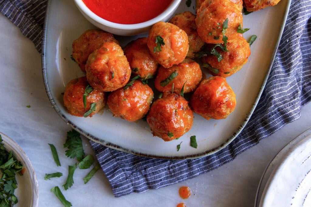 Whole30 Buffalo Chicken Meatballs